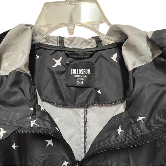 Colloseum Outerwear Women’s Black & White Jacket with Hood, Size Small - Picture 6 of 17